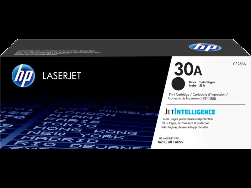 Cartucho                                                                                                                                                                                         Original De Toner Negro Hp 30a Laserjet (cf230a)