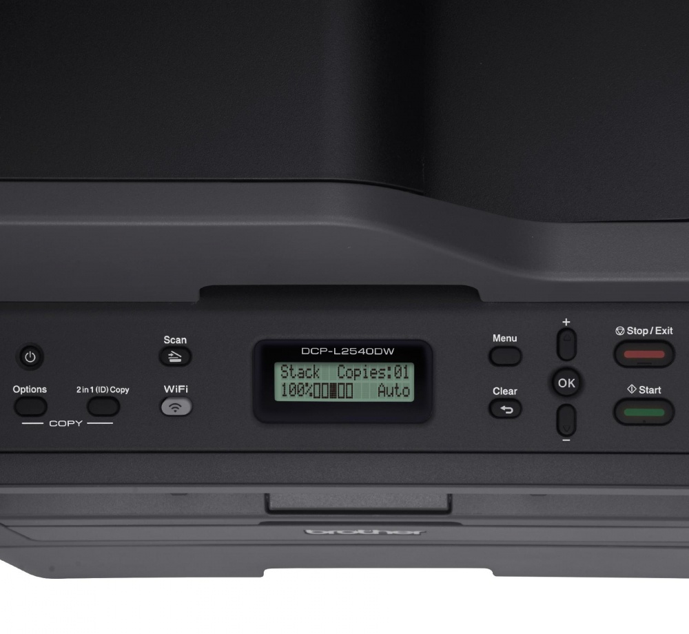 Multifuncional Brother DCP-L2540DW, Blanco y Negro, Láser, Inalámbrico, Print/Copy/Scan