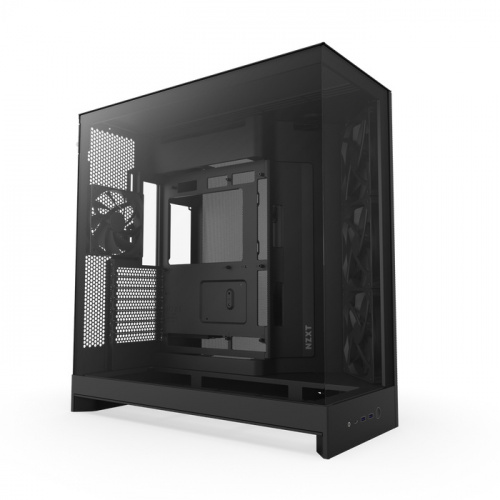 Gab Nzxt H9 Flow Black, Atx2.5x6,3.5x2, 2usb 3.2 Tipo A, Usb3.2 Tipo C