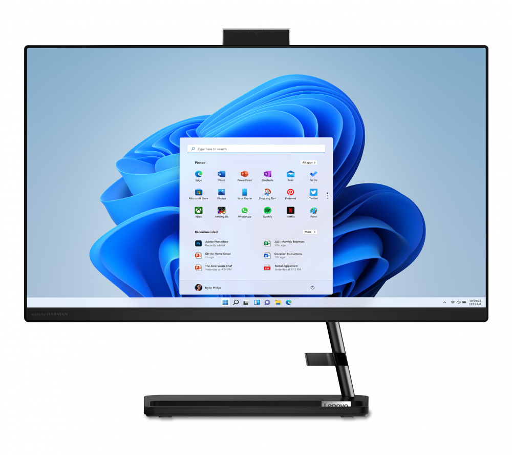 Aio Lenovo Ideacentre 3 24iap7 / Celeron 7305 1.1 Ghz / 8gb Ddr4 / 256gb Ssd / 23.8 Fhd 1920x1080 /