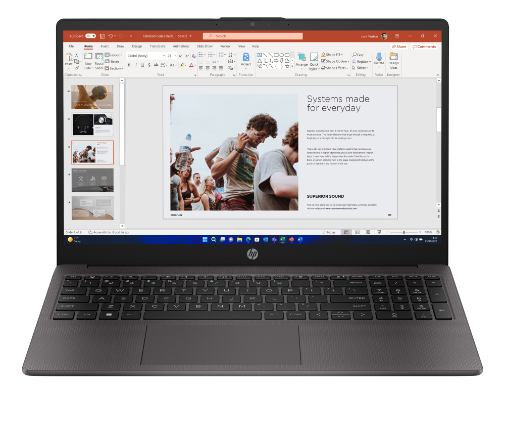 Laptop Hp 250 G10 15.6" I3-b83u7at#abmn305 8gb 512gb Ssd W11h