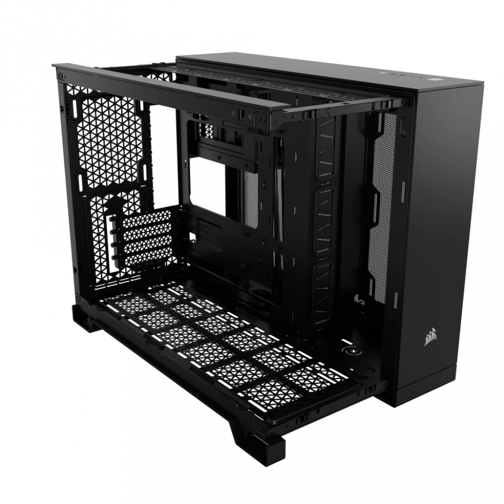 Gabinete Corsair Airflow 2500d Doble Camara Media Torre Negr
