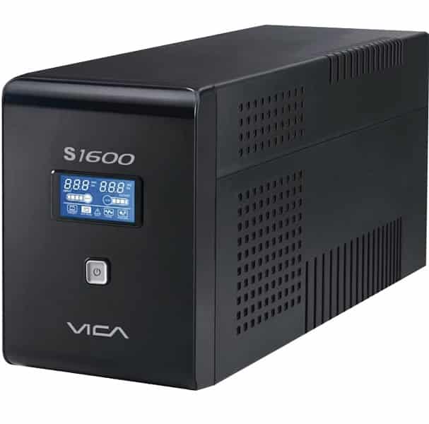No Break/ups Vica 1600va/900w 8 Tomas, Pantalla Lcd (s 1600)