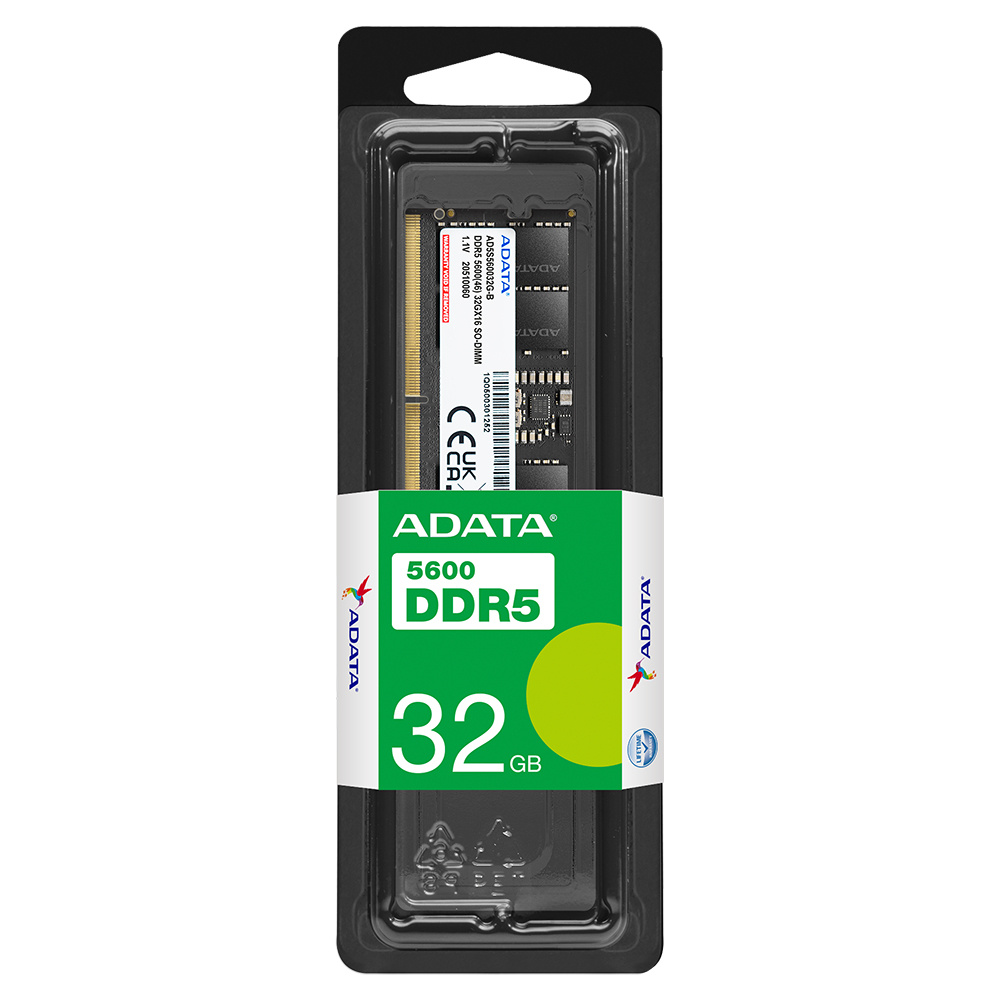 Memoria Ddr5 Adata 32gb 5600mhz Sodimm (ad5s560032g-s)