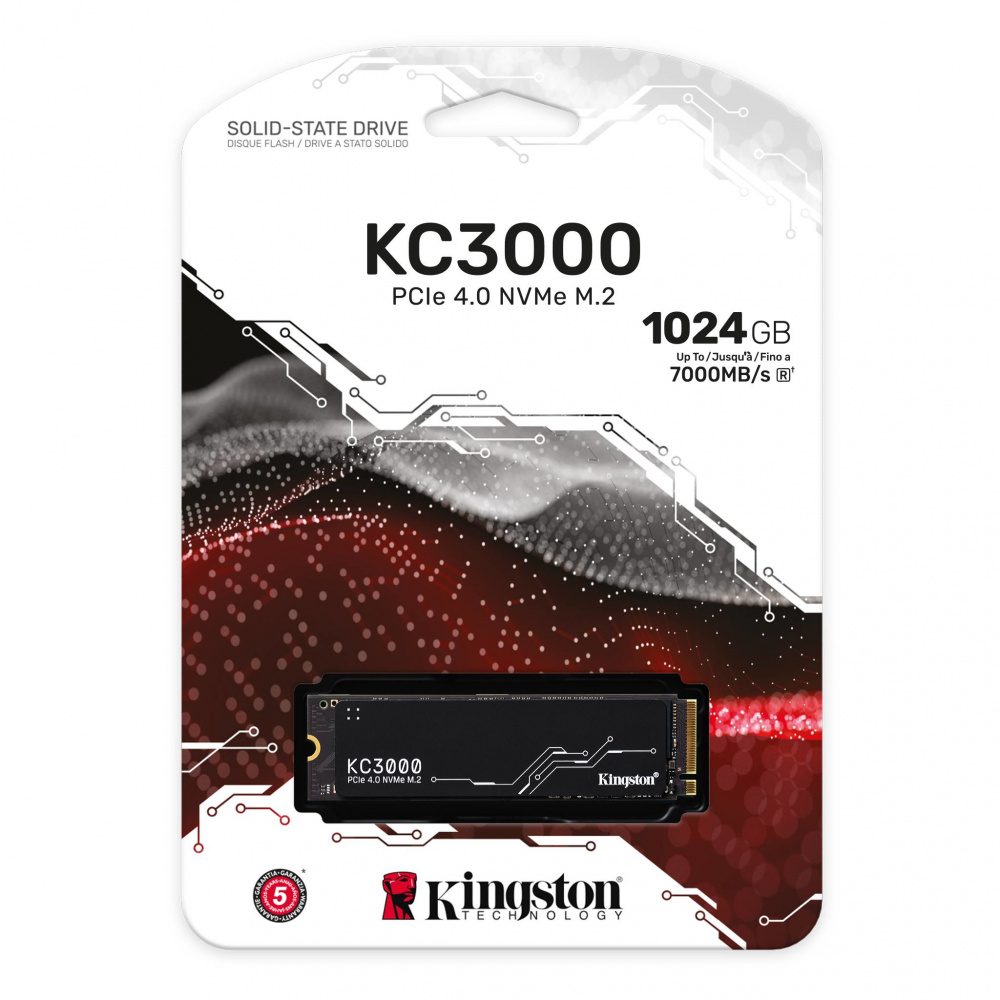 Unidad Ssd Kingston Kc3000 1024g M.2 2280 (skc3000s/1024g)
