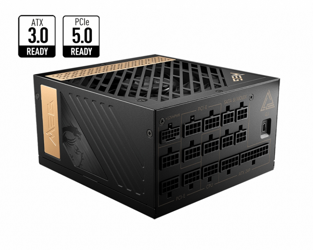 Psu Msi 1300w Meg Ai1300p Pcie5 80 Plus Platinum Full Modular
