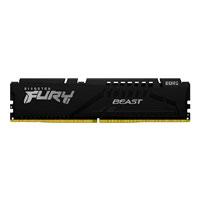 Memoria Ram Kingston Dimm Ddr5 8gb 5200mt/s Fury Beast Black Cl40 288pin 1.25v C/disipador De Calor