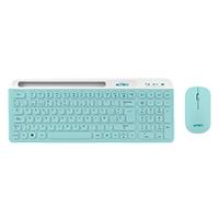 Kit Acteck Creator Virtuos Silk Mk720 / Teclado Y Mouse / Inalambrico / Dual Bt Usb / Recargable /