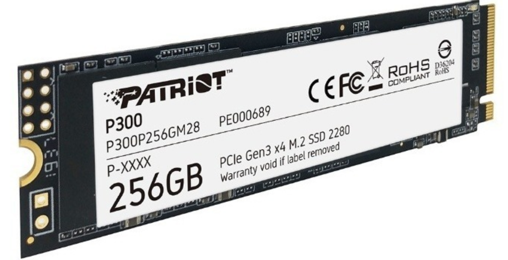 Ssd Patriot P300 256gb M.2 2280 Pcie Gen 3 X4