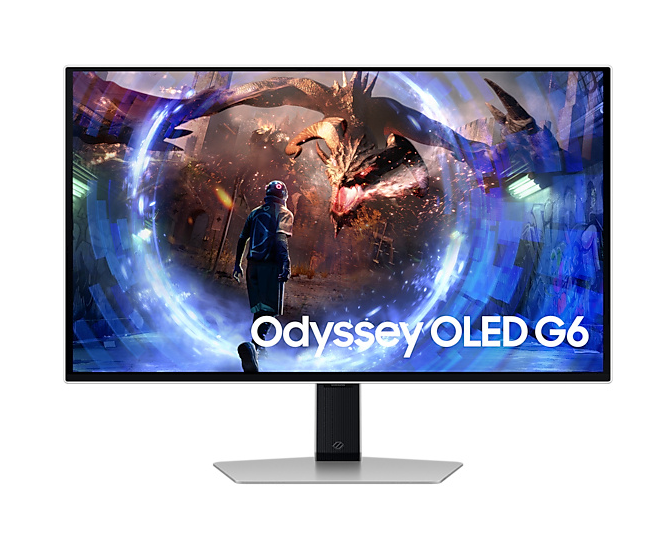 Monitor Led Samsung 27 Pulgadas / G6 Odyssey Gamer/  Qhd (2560 X 1440)/ Oled / Plano/ Dp/