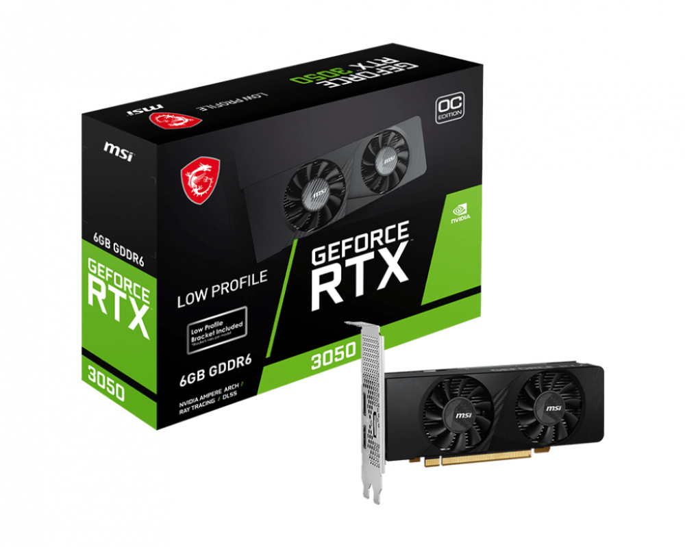 Tarjeta De Video Msi Nvidia Geforce Rtx 3050 Lp 6g Oc Pcie 4 X