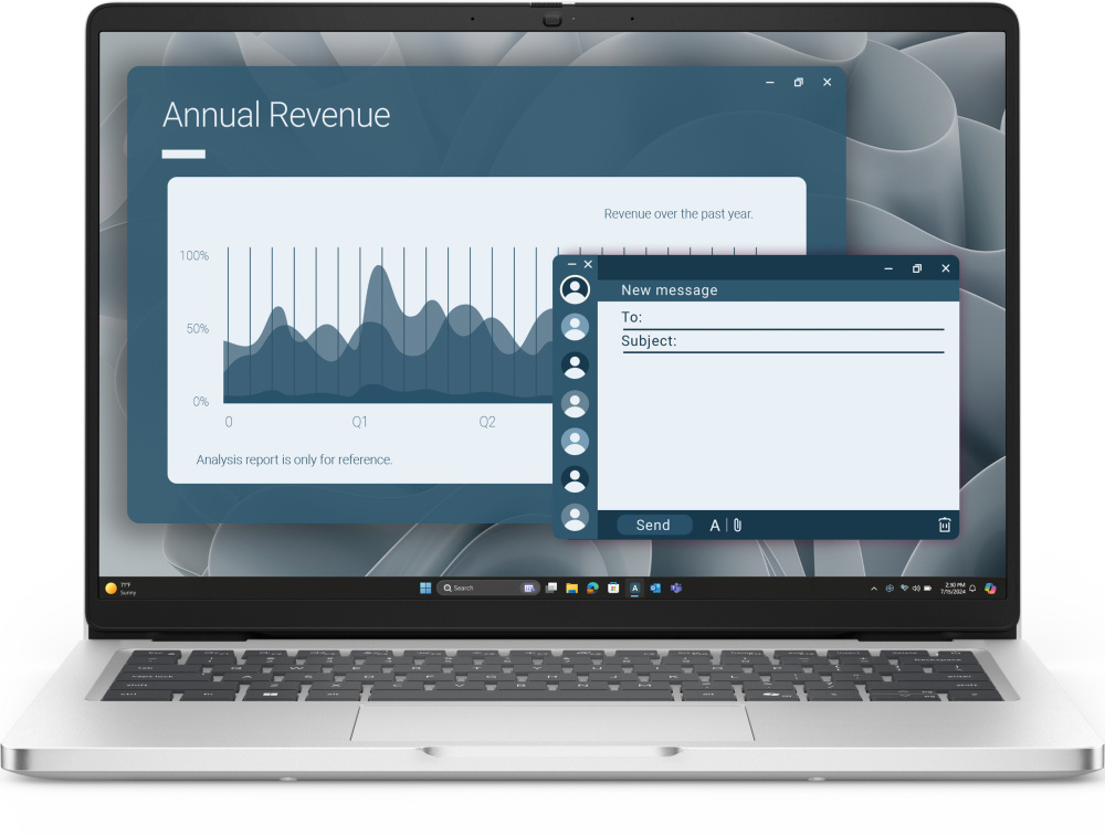 Laptop Dell Pro 14 Copilot Pc Amd Ryzen Ai 5 Pro 340 Hasta 50 Tops 16 Gb 512 Gb Ssd 14 Fhd Win11 Pro