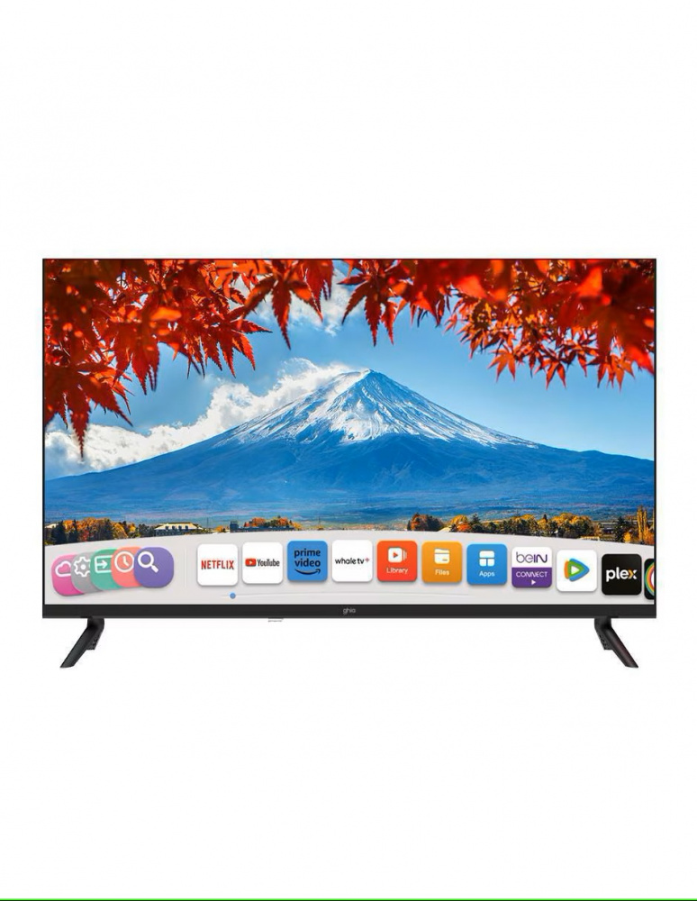 Television Smart Ghia Whale Tv 43 Pulg Fhd Wifi, Rj45,3 Hdmi,2 Usb, Rca, Aux 3.5mm/ Optico, Dolby