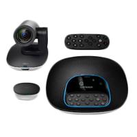 Camara De Videoconferencia Logitech Group Fhd 1080p Zoom 10x Hd Campo Visual 90° Ideal Para Salas