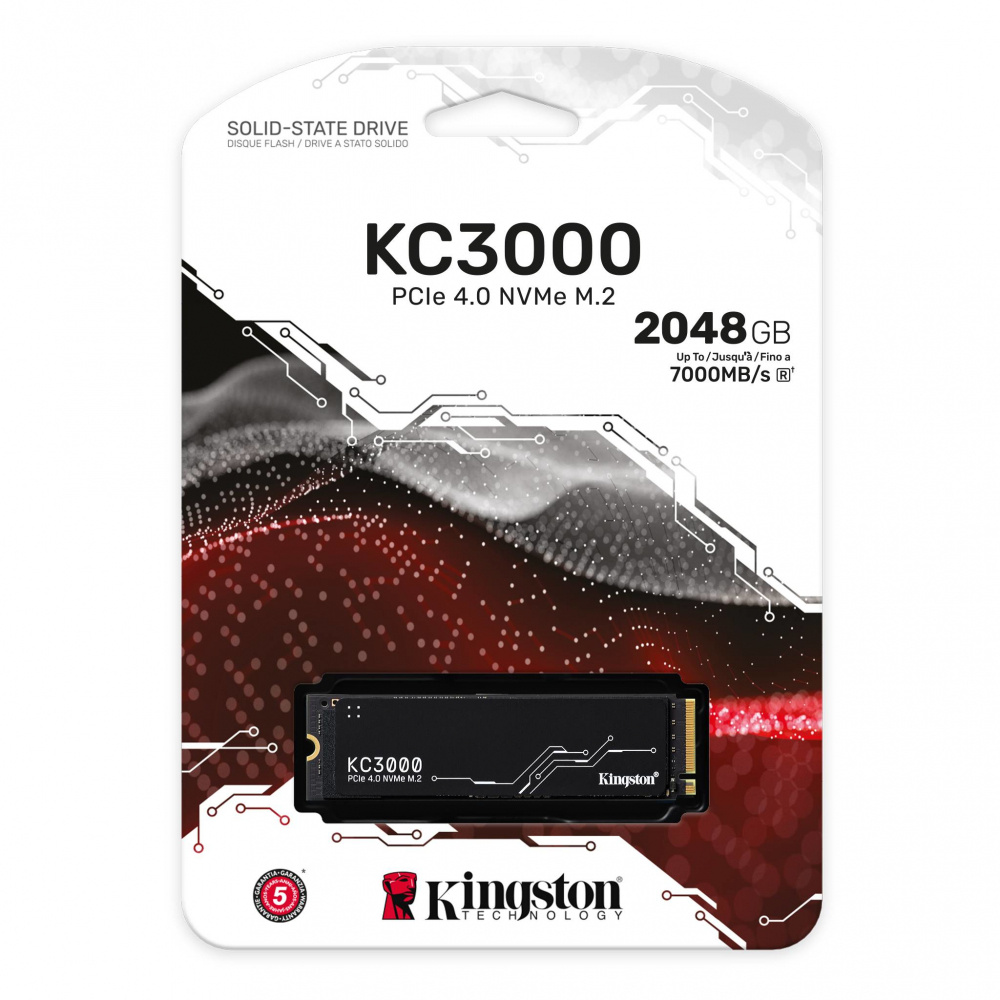 Ssd Estado Solido Kingston 2048g Kc3000 Pcie 4.0 Nvme M.2
