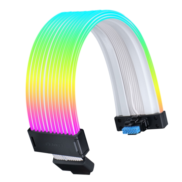 Cable Lian Li Atx 24pin Cpu Rgb Pw24-1w-t Controlador Incluido