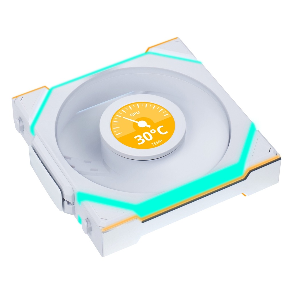Ventilador Lian Li Unifan Sl White Wireless Lcd 120mm Argb