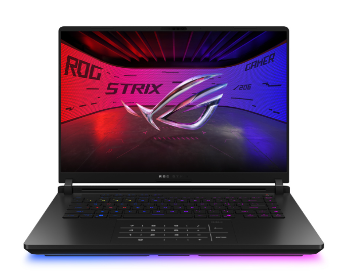 Laptop ASUS ROG Strix 16, 16" 2560x1440, Intel Core Ultra 9 275HX, NVIDIA GeForce RTX 5080, 64GB, 2TB SSD, Windows 11 Home, Español
