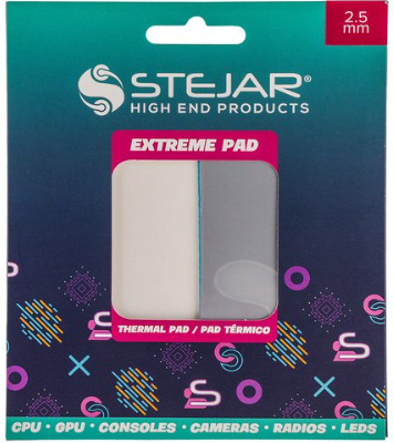 STEJAR THERMAL PAD 95X45X2.5MM 12.8 W/MK EXTREME ALTO RENDIMIENTO