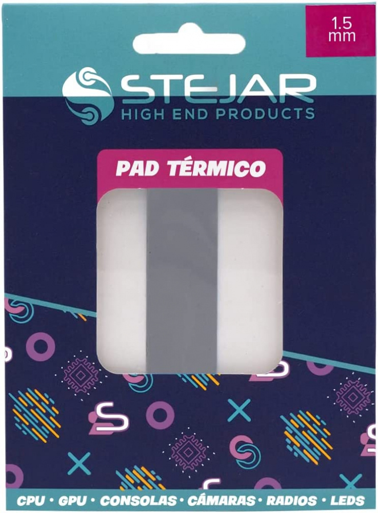 STEJAR THERMAL PAD 120X20X1.5MM 12.8 W/MK EXTREME ALTO RENDIMIENTO VALUE PACK