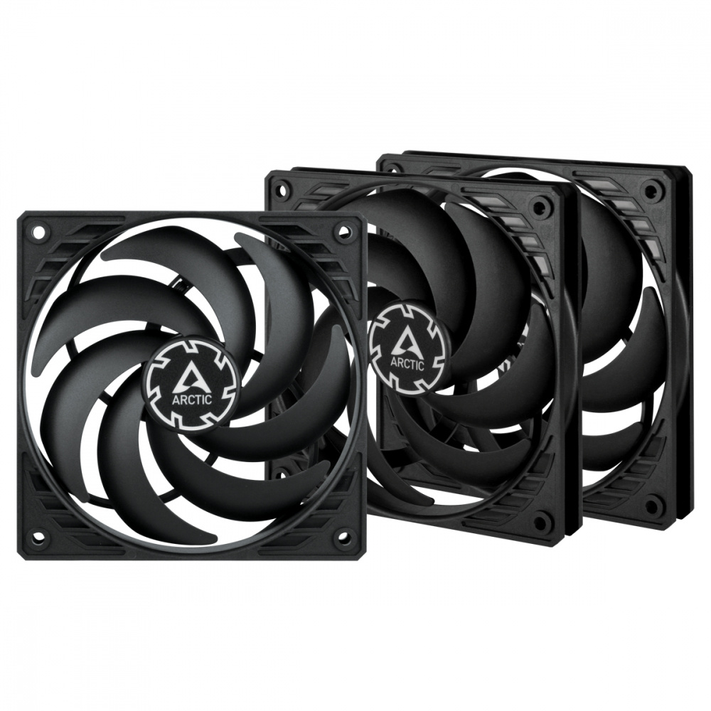 ARCTIC VENTILADOR P12 SLIM PWM PST - 3 Pack