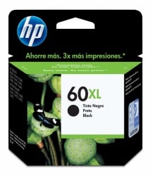 Cartucho                                                                                                                                                                                                                                                                                                                                                                                                                                                      Hp 60xl Negro Original (cc641wl/cc641wn)