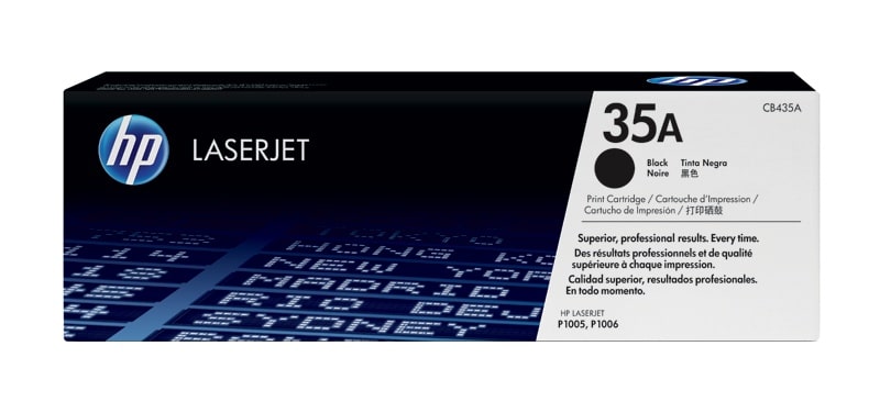 Toner                                                                                                                                                                                                                               Hp 35a Negro Para Laserjet P1002/1006 (cb435a)
