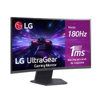 Monitor Pc Lg 27gs60qc-b Gaming Ultragear 27 Curvo Qhd, Amd Free Sync, 180hz, Panel Va, Aspecto
