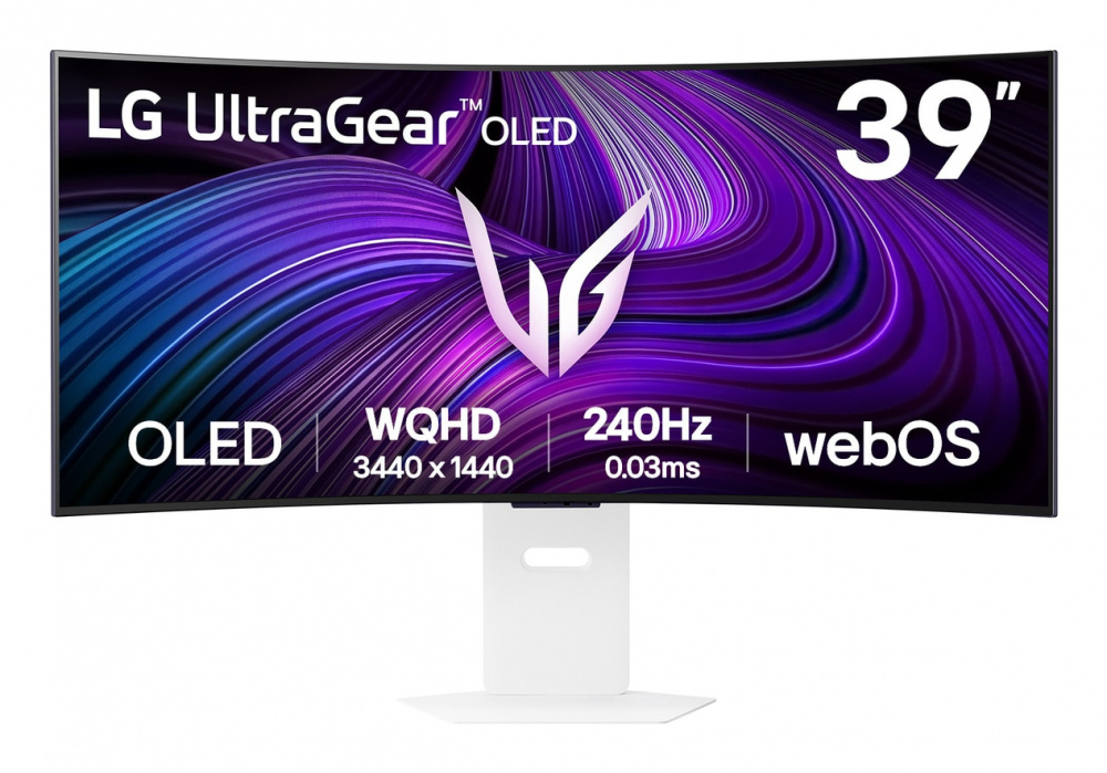 Monitor Pc Lg 39gx90sa-w Gaming Curvo Ultragear Oled 39 Pulg,240hz,3440x1440,21:9,brillo