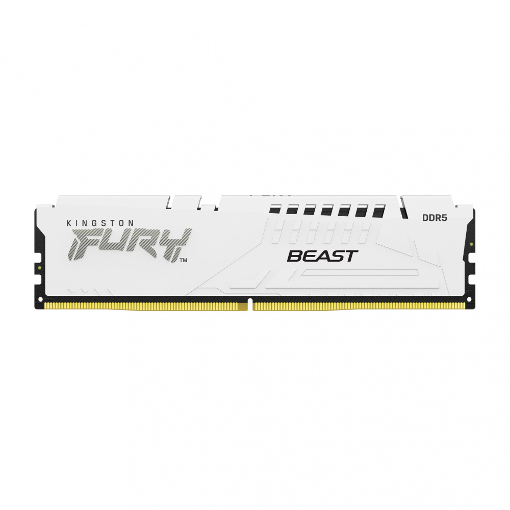 KINGSTON DDR5 32GB DIMM 5200MT/s FURY BEAST WHITE XMP KF552C40BW-32