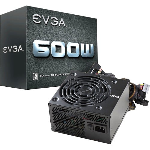 FUENTE DE PODER EVGA 100-W1-0600-K1 600W 80 PLUS
