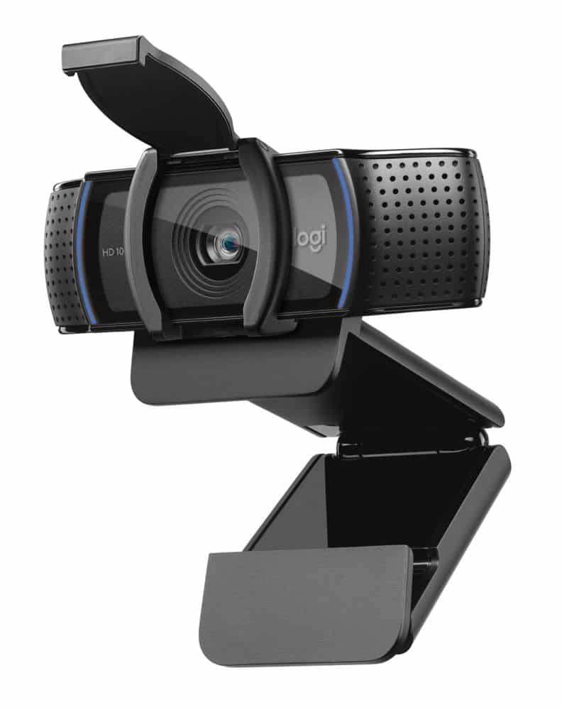 Logitech Webcam HD Pro C920 con Micrófono, Full HD, 1920 x 1080 Pixeles, USB 2.0, Negro