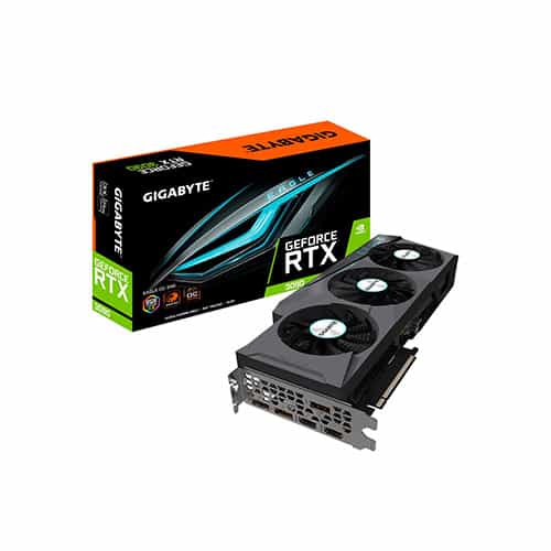 TARJETA DE VIDEO GIGABYTE NVIDIA GEFORCE RTX 3080 10GB GDDR5X WINDFORCE 3X RGB FUSION  EAGLE OC