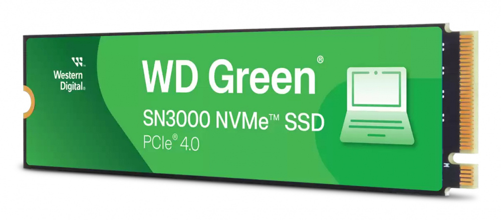 Unidad De Estado Solido Ssd Interno Wd Green Sn3000 1tb M.2 2280 Nvme Pcie Gen4 X4 Lect.5000mbs
