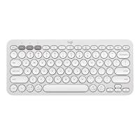 Teclado Logitech Pebble Keys 2 K380s Blanco Inalambrico Easy-switch Bluetooth Logi Bolt No Incluido.