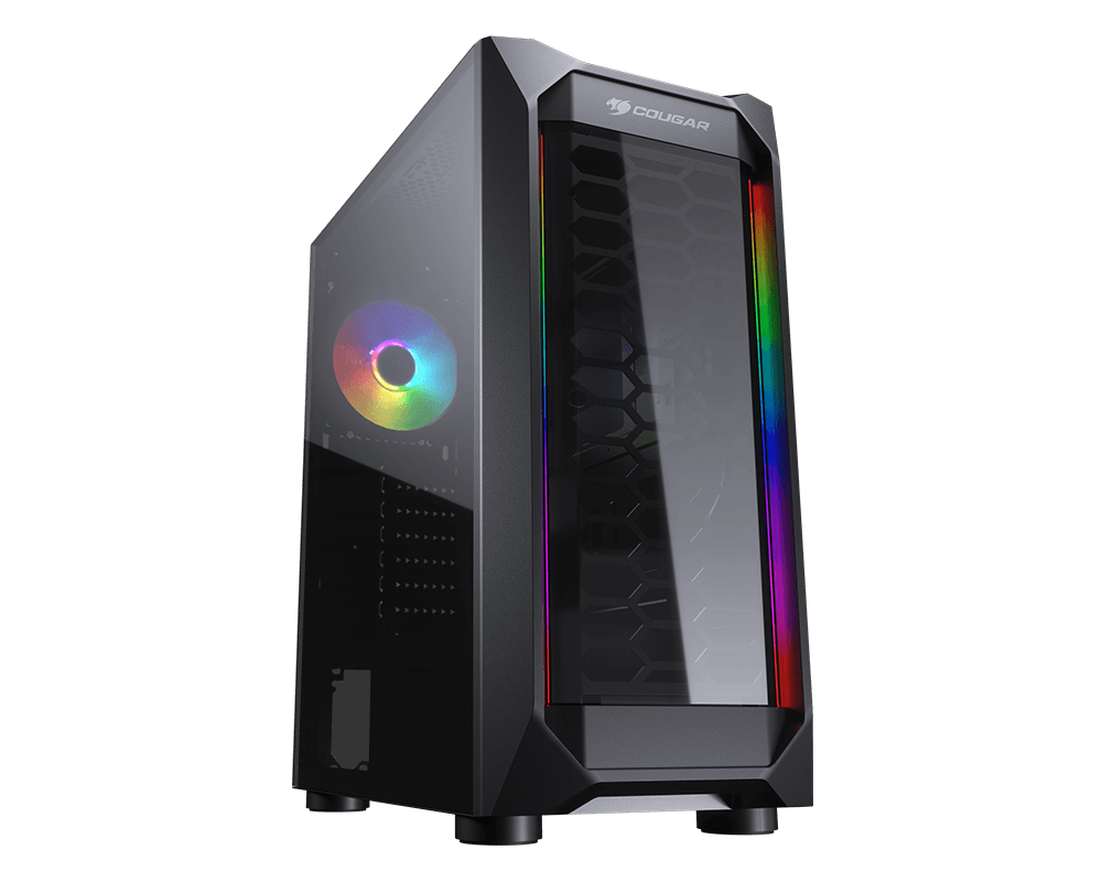 GABINETE PARA GAMING COUGAR MX410-T ARGB CRISTAL TEMPLADO