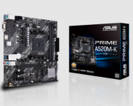 Mb Asus A520 Amd S-am4 5a Gen /2x Ddr4 3200 /hdmi 2.1 /m.2 /4x Usb3.2 /micro Atx /gama Basica