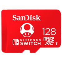 Memoria Sandisk Micro Sdxc 128gb Nintendo Switch 100mb/s 4k U3 V30 Sdsqxao-128g-gnczn