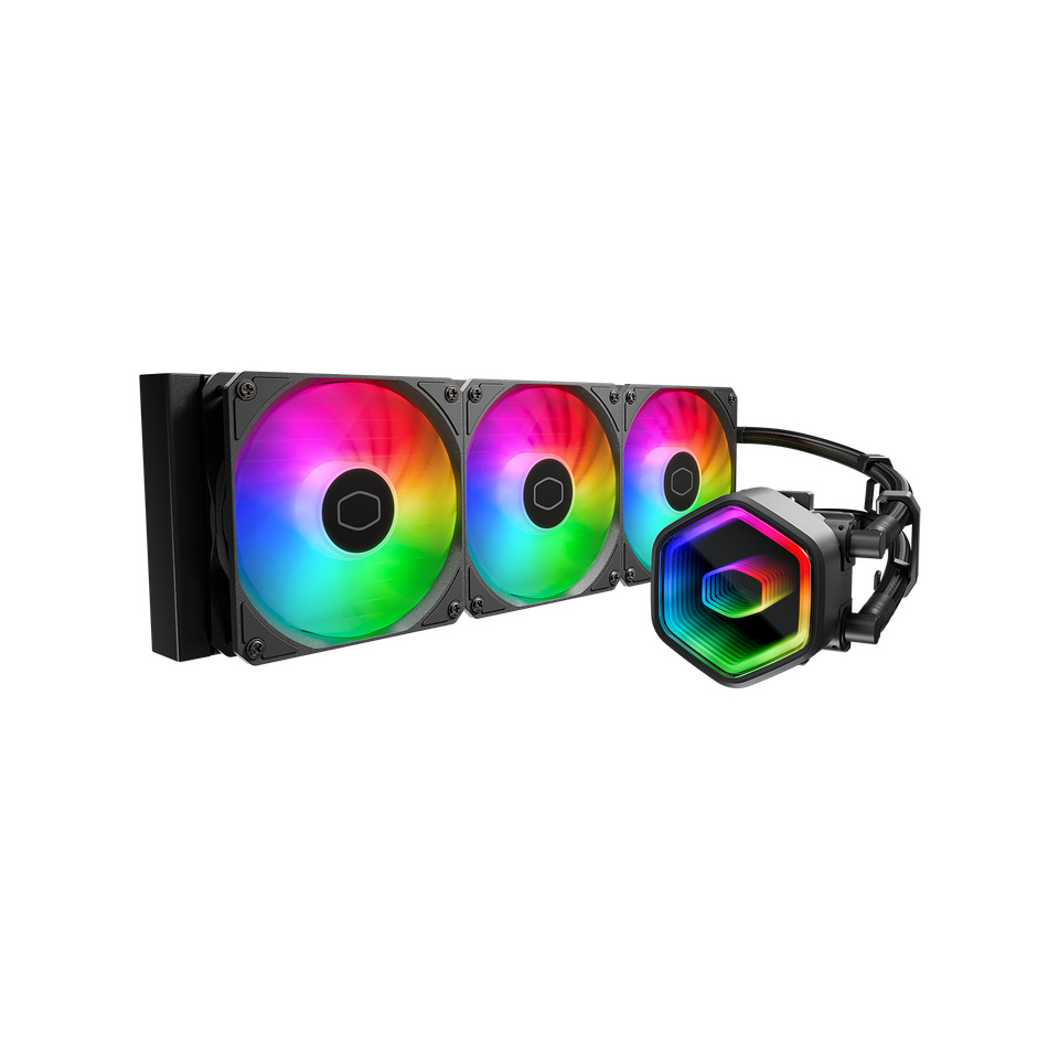 Disipador De Enfriamiento Liquido Cooler Master Masterliquid Serie Core Ii 360 / Argb / Negro /