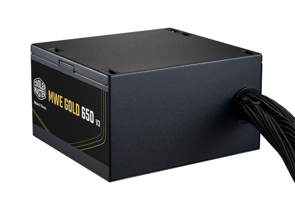 Fuente De Poder Cooler Master 650w / Mwe V3 Atx 3.1 / 80plus Gold Certificada / No Modular / Gamer