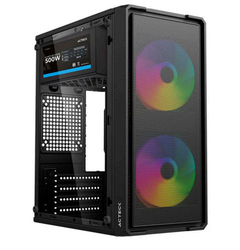 Gabinete Acteck Doom Ultra Mesh Gi750m / Mini Torre / Micro Atx, Mini Itx / Fuente De Poder Atx 500w