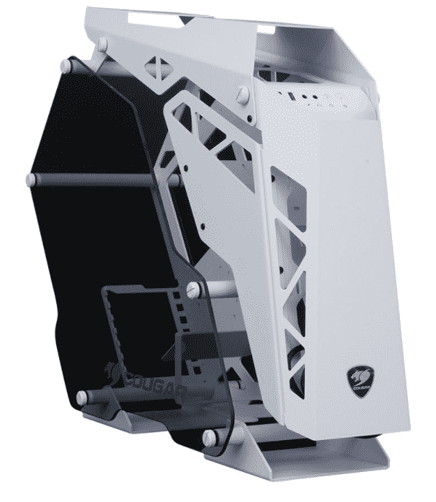 GABINETE PARA GAMING COUGAR CONQUER WHITE CRISTAL TEMPLADO FULL TOWER