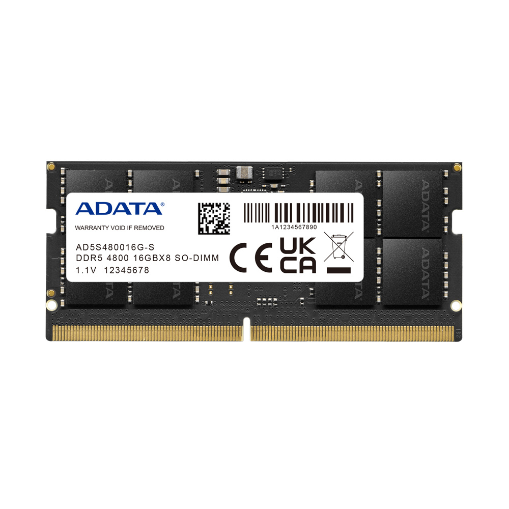 SODIMM ADATA DDR5 16GB PC5-38400 4800MHZ CL40 260PIN 1.1V AD5S480016G-S