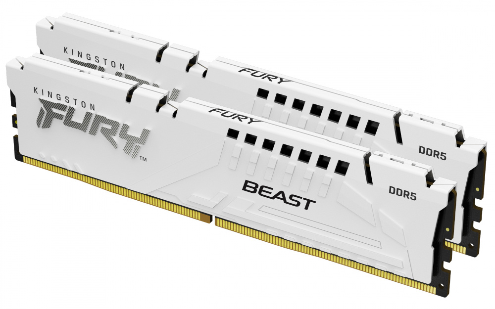 KINGSTON DDR5 64GB 6000MT/s DIMM FURY BEAST WHITE EXPO KIT (2x32GB) KF560C36BWEK2-64