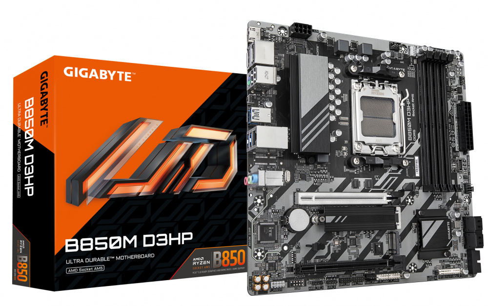 Tarjeta Madre Gigabyte B850m D3hp / Socket Amd Am5 / Ddr5 / Hdmi / Dp / Micro Atx / Gama Media