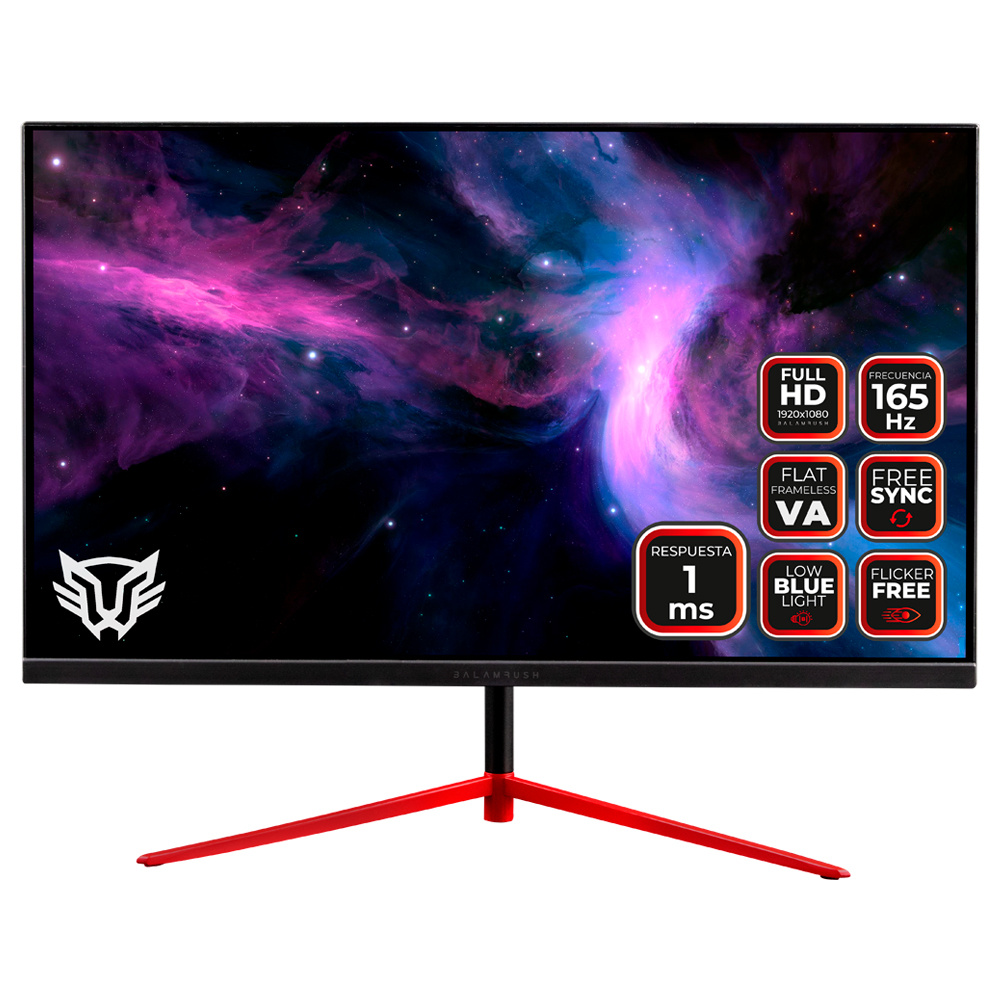 Monitor Gamer Balam Rush Ultra Odyssey Mtx24g / Gaming Led / 23.8 Pulgadas / Hdmi + Dp / Full Hd /