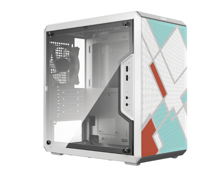 Gabinete Cooler Master MasterBox Q300L Retro con Ventana RGB ( Cesar Costa Papa Soltero Limited Edition)