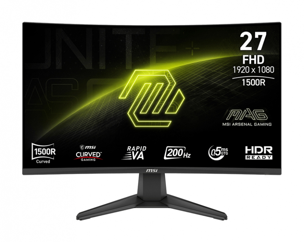 MONITOR MSI MAG 276CF E20 CURVO 1500R 200HZ VA 1920 X 1080 FULL HD 1HDMI MAG 276CF E20