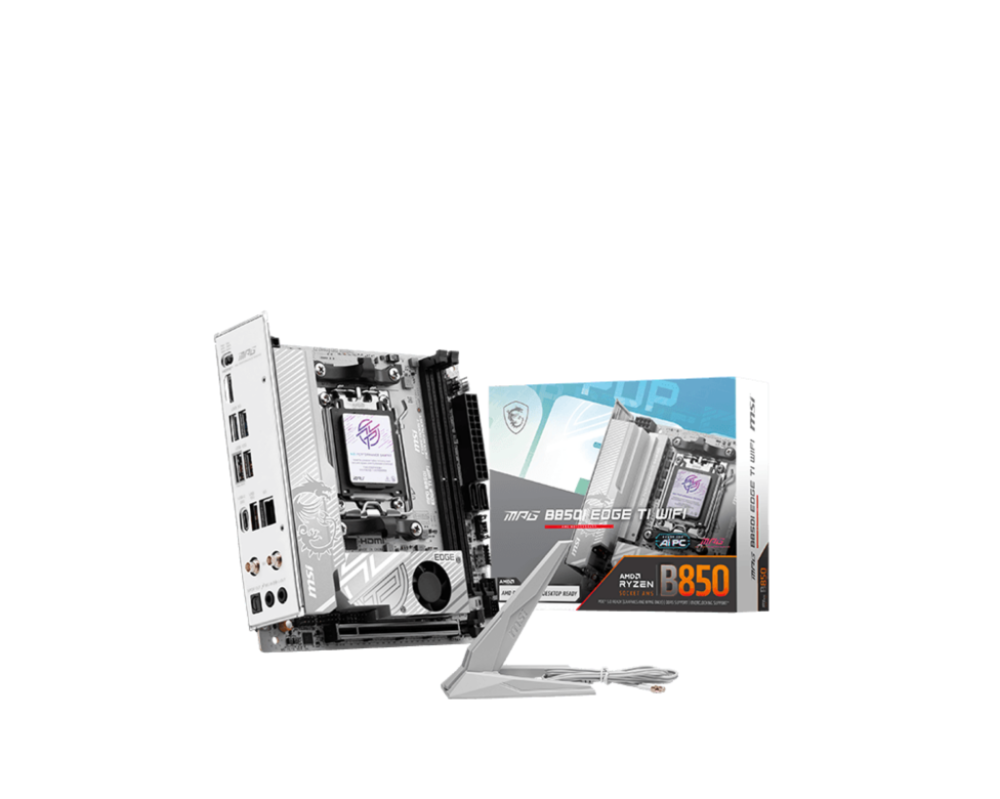 MB MSI MPG B850I EDGE TI WIFI ATX SOCKET AM5 AMD B850 128GB DDR5 HDMI MPG B850I EDGE TI WIFI