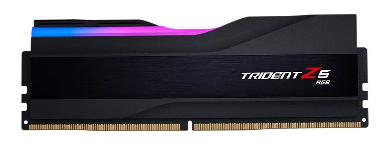MEMORIA RAM DIMM GSKILL TRIDENT Z RGB 16GB  DDR5 6000MHZ CL36 NEGRO F5 6000J3636F16GX1 TZ5RK